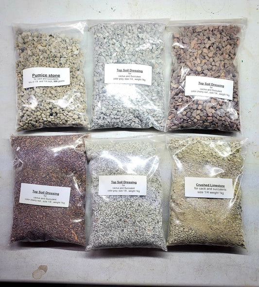 Top soil dressing grey /white 1/8 or 1/4, 1kg