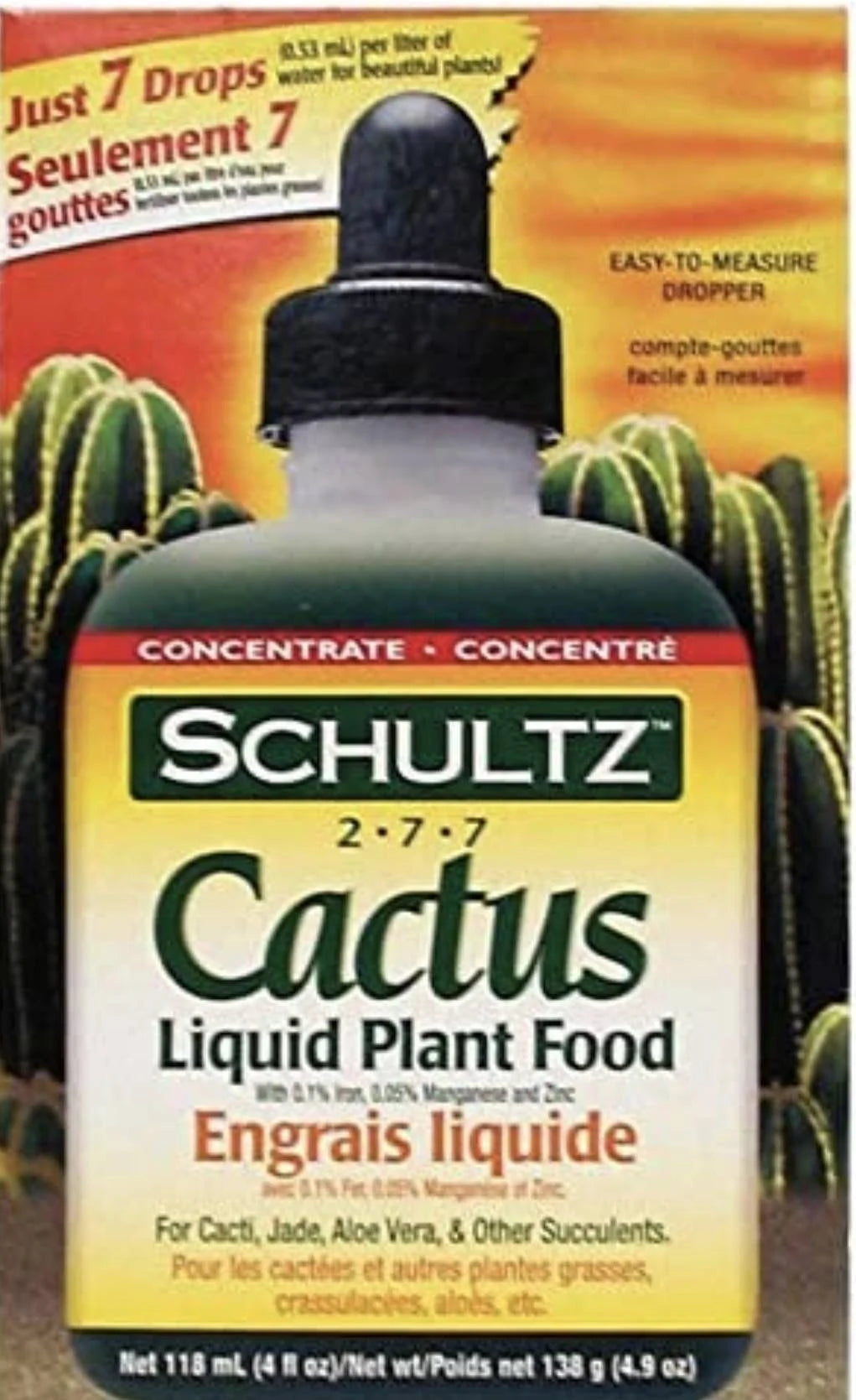 Schultz Cactus Liquid Plant Food (118 ml) 2-7-7