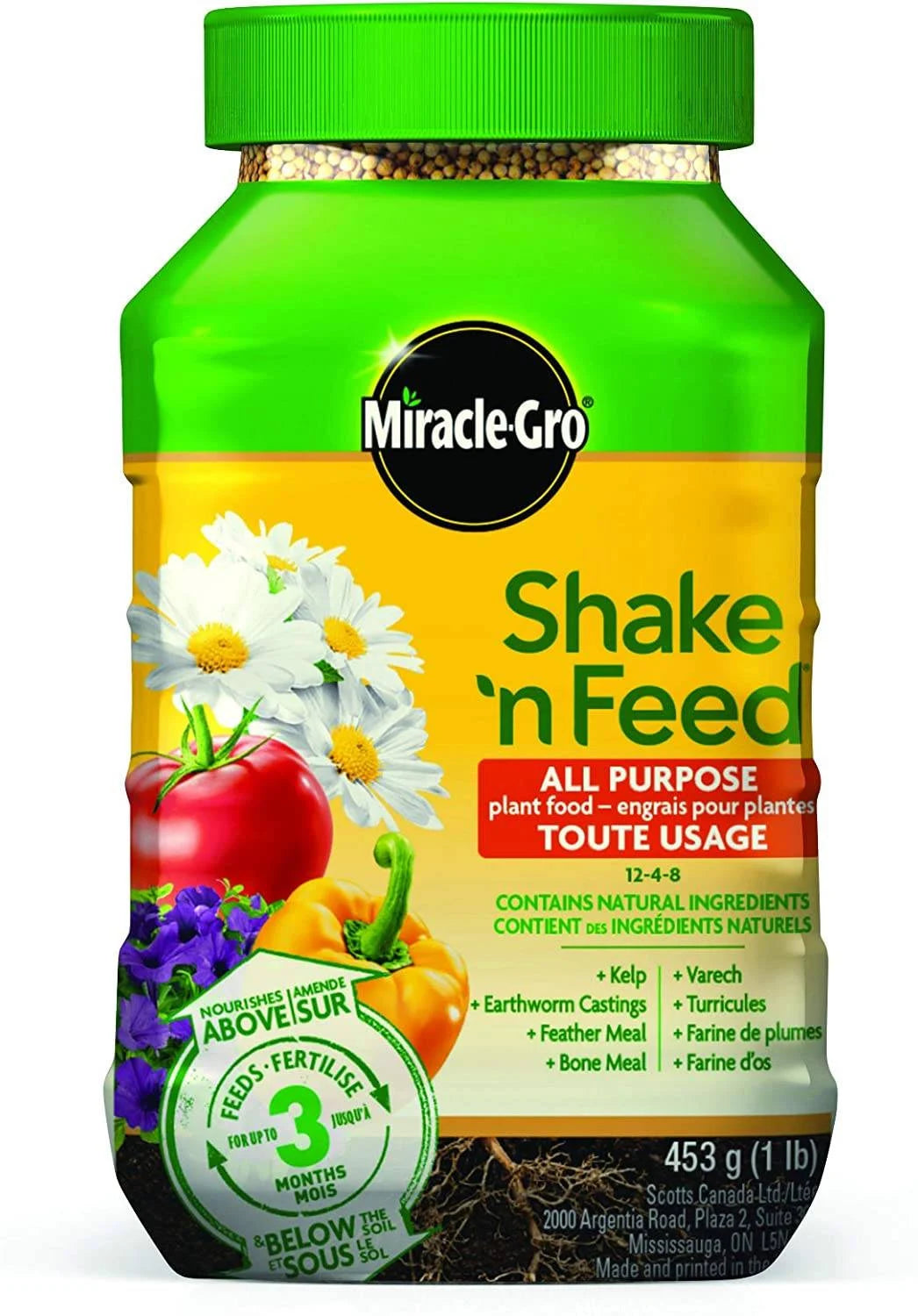 Miracle-Gro Shake ’n Feed All Purpose Plant Food 12-4-8 453g