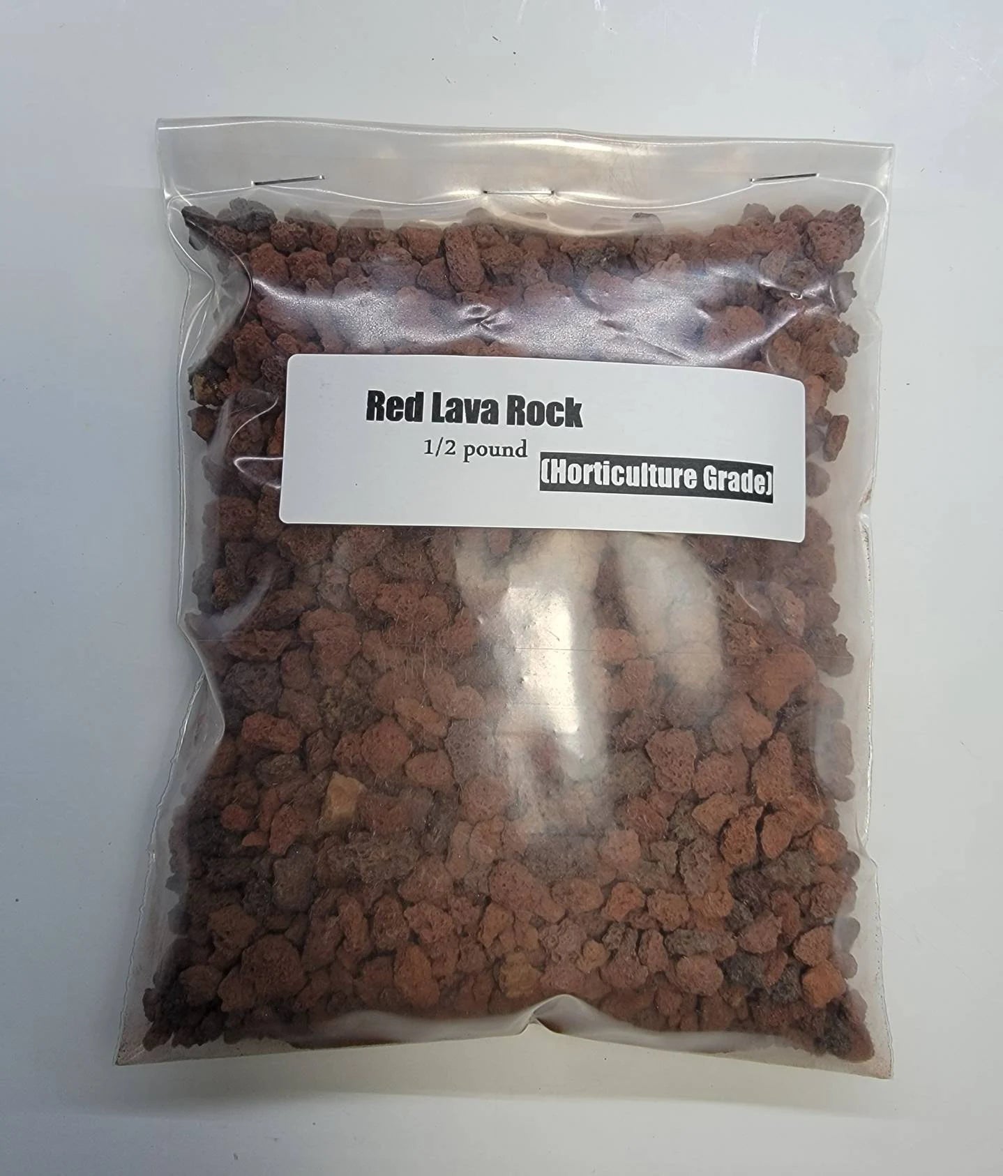 Black|Red Lava Rock (Horticulture grade) 1/2 pound (.4 liters)